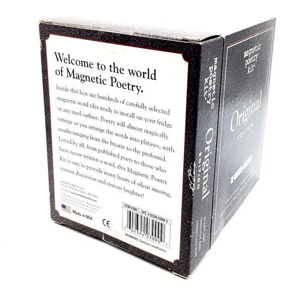 Magnetic Poetry Kit ,  ORIGINAL edition  A Language Symphony - Picture 3 of 3